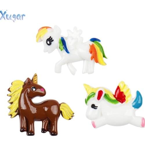 10pcs/lot Resin New Arrival Adorable Unicorn Horse Hot Selling Unicorn Horn for Crafts Making, Scrapbooking, DIY