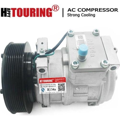 10PA17C AC compressor for John Deere AH169875 AN221429 RE196923 RE46609 RE69716 SE501459 SE501462 TY24304