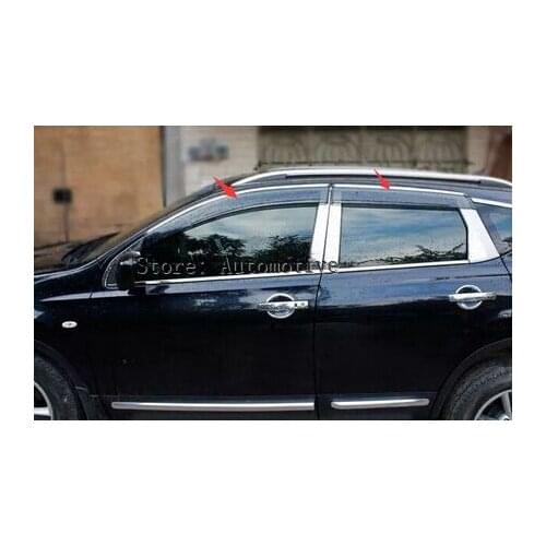 4PCS Window Visor Rain Sun Shield Guard For Nissan QASHQAI 2008- 2013