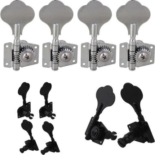 4R Black/chrome nickel JB PB Bass Machine Heads Tuning Keys
