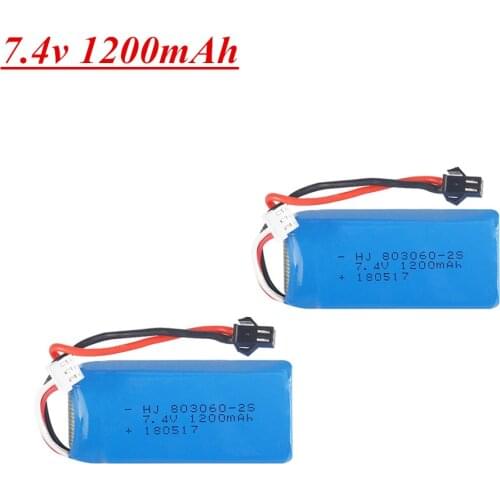 7.4V 1200mAh 2S Lipo Battery for H26 H26C H26W H26D H26HW Remote Control helicopter Quadcopter Drone spare parts