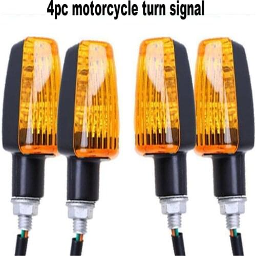 Acessórios Modificados Para Motocicletas Sinal De Mudanca Universal Para Motocicletas Grupo 4 / 12v luz Indicadora