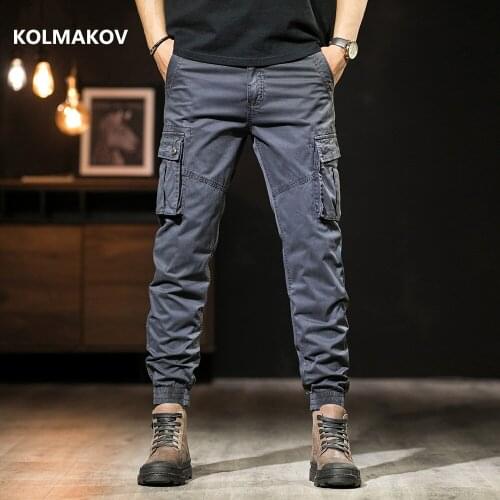 2020 Spring trousers Mens fashion Military Cargo Pants casual Men Baggy Breathable Male Trousers Army Pockets Casual Pants men