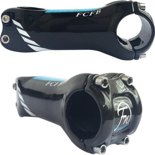 Fast shipping hot NEW FCFB FW blue stem road bike stem mtb bike stem angle 17 or 6 size70/ 80/90/100/110/120/130mm