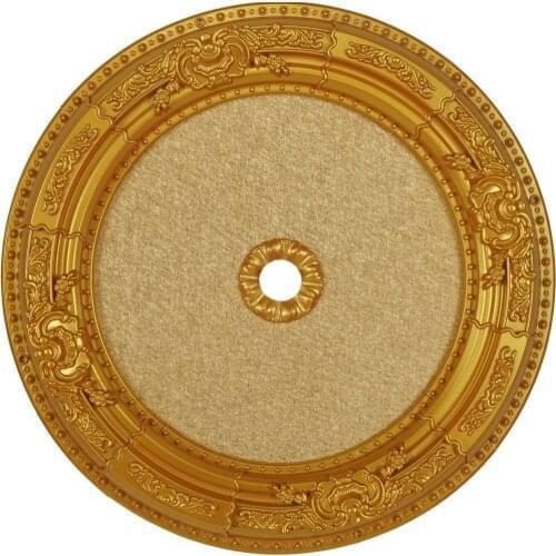 Decorative Round Designed Vintage Looking Ceiling Medallion for Chandeliers 60cm 23.62