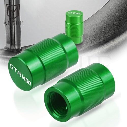 Motorcycle CNC Vehicle Wheel Tire Valve Air Port Stem Caps Covers Plug For Kawasaki GTR 1400 GTR1400/CONCOURS 2007-2017 2016