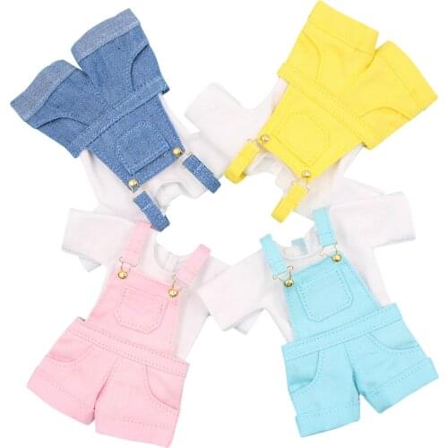 ICY DBS Blyth Doll ICY DBS Blyth Doll DBS 1/6 BJD Clothes New four-color bib with short sleeves for Neo DBS doll 30cm toys