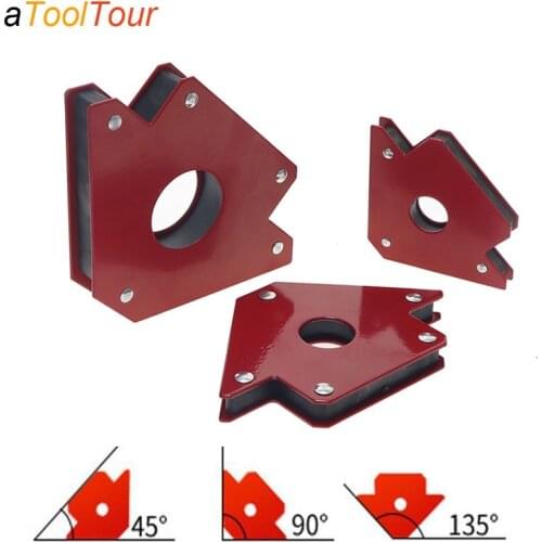 25LB 50LB 75LB Strong Magnetic Corner Welding Magnet Positioner Angle Angle Soldering Locator Welder Positioner Magnetic Holder