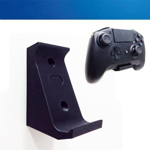 Wall Mount Handle Stand for PS4 Razer Raiju Gaming Controller Gamepad Bluetooth Wireless Accessories Free Screws 3D Printing PLA