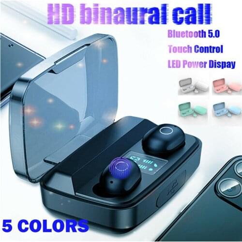 NEW Bluetooth Headset 5.0 TWS Wireless Earphones Mini Stereo Headphones Earbuds 2020