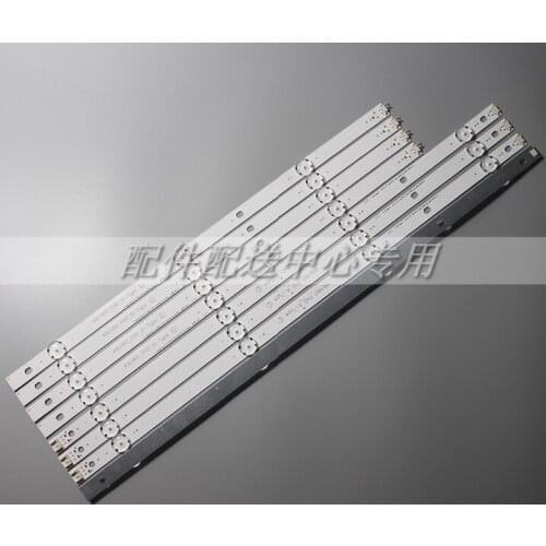 NEW 8 PCS/set LED backlight strip bar for 6916L-2586A 6916L-2587A 6916L-2588A 6916L-2589A LC490DUE FJ M1 49LH604V