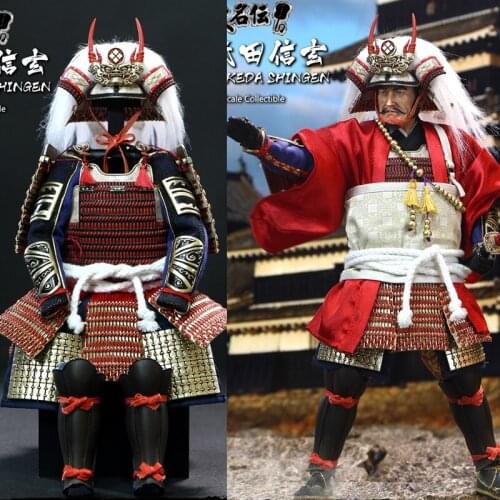 NEW ACI TOYS ACI-32 / SP 1/6 Japans Warring States Suwahara Kusukes famous biography Takeda Shingen Red Warrior Flower Armor