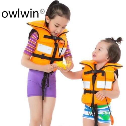 【New store 】 Childrens Swimming Lifejacket Whistle Crossing Ride Surfing Snorkeling Life Vest swimwear lifevest