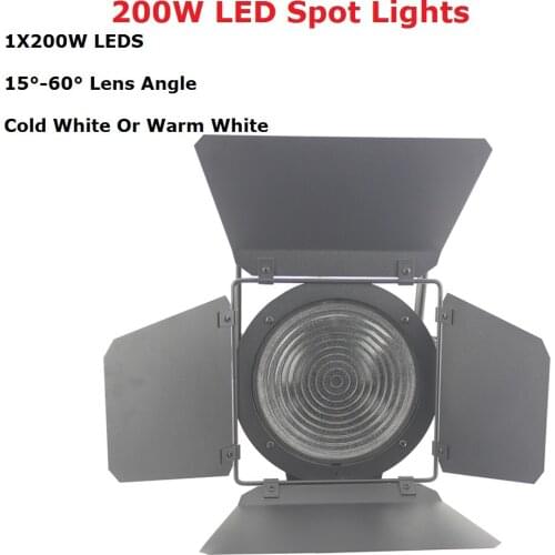 Portable New LED Spot Lights 200W Warm White / Cold White Optional LED Flat Par Lights IP20 Good For Stage Dj Lighting Shows