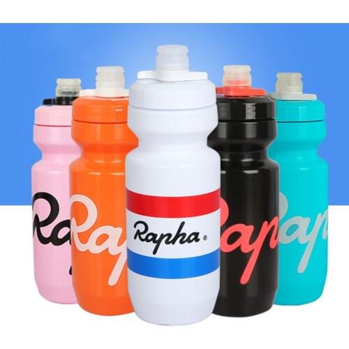 Rapha Cycling Water Bottle 610/620/750ml Leak-proof Squeezable Taste-free BPA-free Plastic Camping Hiking Sports Bicycle kettle