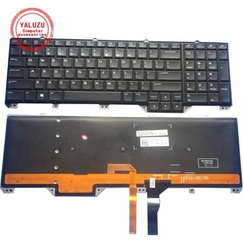 US Layout Keyboard FOR Dell Alienware 17 R1 17 R2 17 R3 M17 R1 M17 R2 M17 R3 With backlight