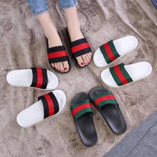 2021 New Women/men Home Slippers Summer Braided Belt Slippers Female Outer Wear Fashion Trend Couple Outdoor Sandals Men