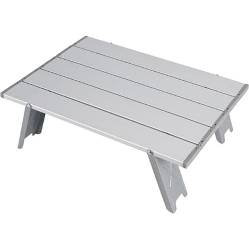 Mini Folding Table Outdoor Barbecue Camping Tent Household Bed Collapsible Computer Desk aluminum folding table