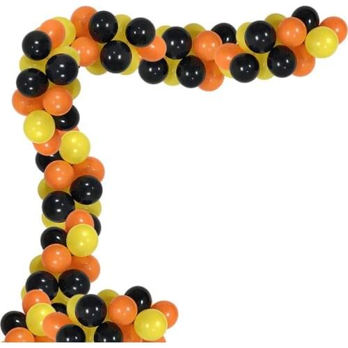 Balloon Garland Kit Construction Birthday Party Supplies Orange Black Yellow DIY Arch Tool Kit Birthday Decorations for Boys