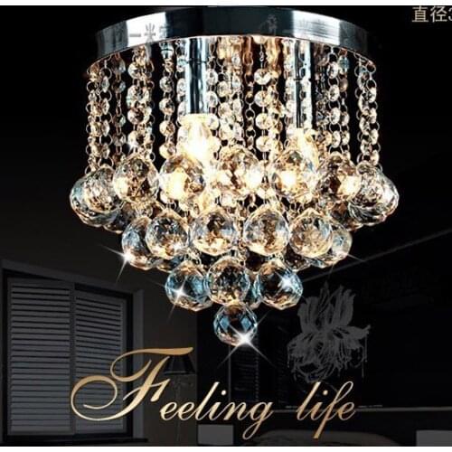 High quality NEW Modern E14 K9 Crystal 1 Lights 5W 110-240V Free Shipping 30*30*19 CM