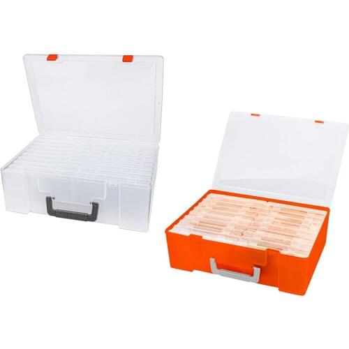 Photo Storage Box Photo Keeper Cases 18 Inner Plastic Photo Storage Organizer Suit Boxes for Jewelry Rectangle Box Case