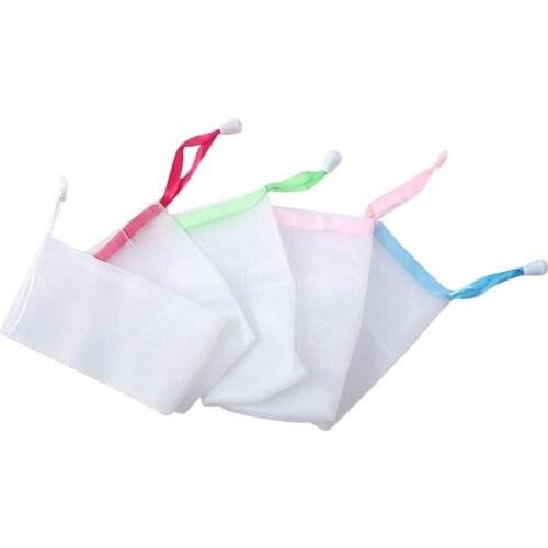 1PCS Hanging Soap Bag Foam Mesh Soaped Glove for Foaming Cleaning Bath Soap Net Bathroom Cleaning Gloves Mesh Bath Sponges