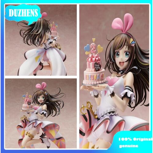 Original Japanes Anime Kizuna AI birthday A.I.Channel PVC Action Figure Anime Figure Model Toys Figure Collection Doll Gift