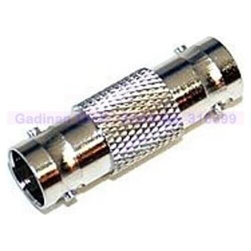 100 pcs/lot, BNC Type Female to Female Inline Coupler Coax Connector Extender RG6 RG59 adapter bnc connector for cctv free ship
