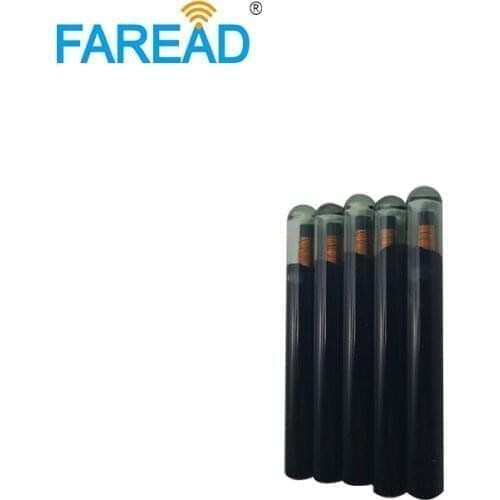 100pcs free shipping Rewriteable EM4305 with EM4100 protocol, 4x22mm, 125Khz glass tag via FedEx