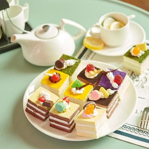 12pse / set simulation cake decorations ornaments food food model props wedding wedding window model decoration recommended