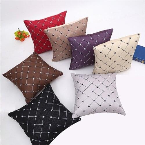 45x45cm Soft Square Stripe Seat Cushion Back Cushion Tie on Chair Cushion Sofa Seat Cushion Car Pad Pillow Home Office Cushion