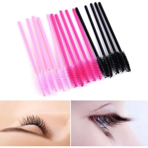 50Pcs Eyelash brushes Makeup brushes Disposable Mascara Wands Applicator Spoolers Eye Lashes Cosmetic Brush Makeup Tools