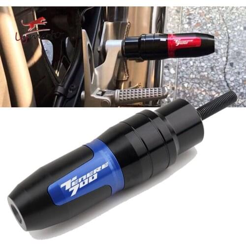 For Yamaha TENERE 700 TENERE700 2019-2020 Motorcycle Accessories CNC Falling Crash Pads Protection Exhaust Sliders Protector