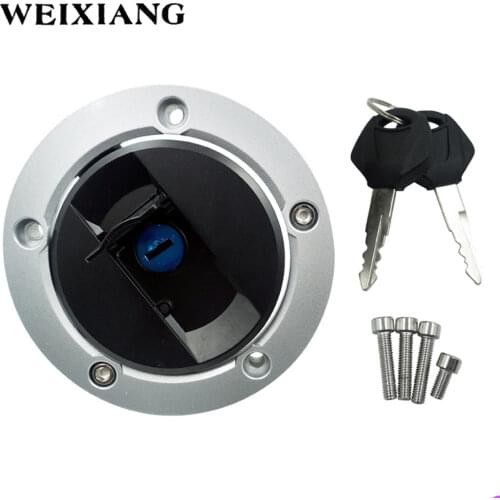 CNC Aluminum Motorcycle Fuel Gas Cap Tank Cover Lock For Suzuki GW250 EN125-3A 3F EN150