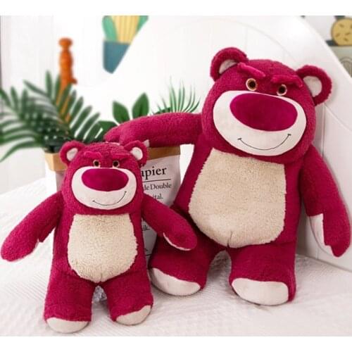 Lotso Bear Toy Story 3 Plush Toys 27/38/60cm Medium Disney Stuffed Animal Movies And Tv For The Car Sleep Child Gifts Wholesale