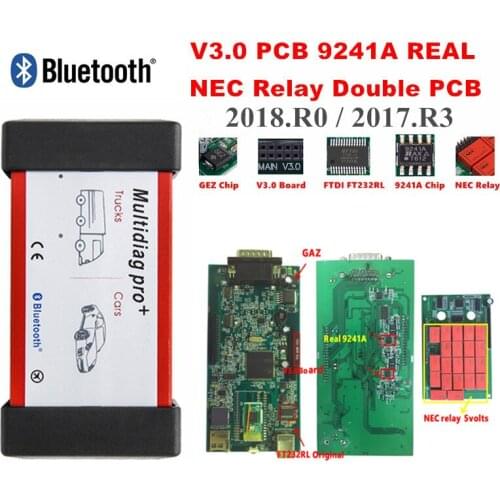 Multidiag Pro New VCI 2018.R0/2017.R3 Vd Tcs Cdp Obd2 Diagnostic Tool for Delphis VD DS150E CDP Car Truck Accessories Scanner