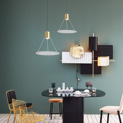 Europe Restaurant A Chandelier Modern Concise Villa Model Between Originality Personality Arts Full Copper Glass A Chandelier