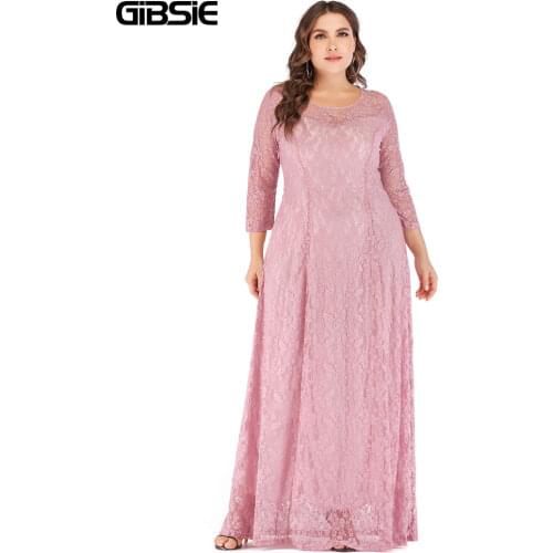 Платья для полных GIBSIE China At AliExpress