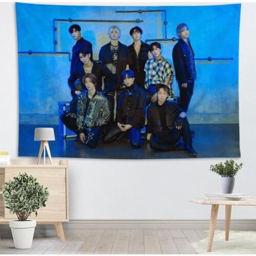 Custom Sf9 KPOP Wall Tapestry Wall Hanging Tarot Custom Tapestry Plant Tapestry Mandala Home Decor More Large Size 2.25