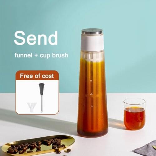 Timemore Cold Brewer 600ml Ice Coffee Maker Make Cold Brew Coffee Enjoy Cool Summer Perfect Homemade Iced Coffee and Ice Tea