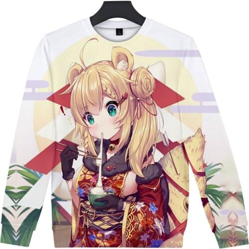 HOLOLIVE VTuber Akai Haato 3D print autumn and winter Holiday passionate style Men/Women casual Kawaii Punk Style Round