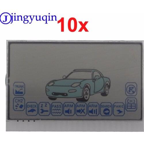 Jingyuqin 10ps Russia Version LCD display Train For Starlionr A6 Car Remote control LCD display flexible cable