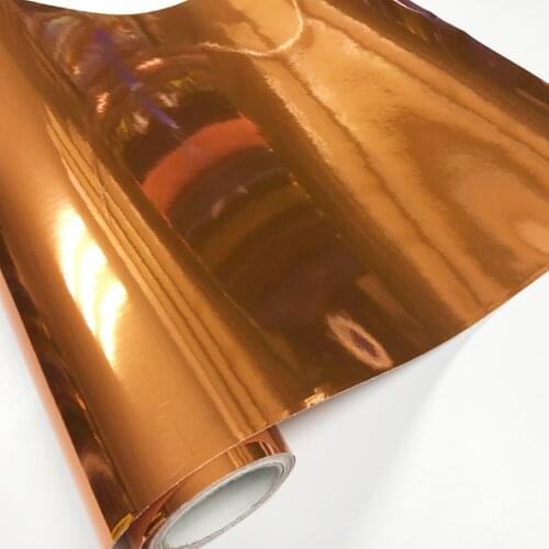 Orange Mirror Chrome Electroplate Vinyl Car Wrapping Foil Decal Car Motorcycle Decoration Membrane Sticker Car WRAPS