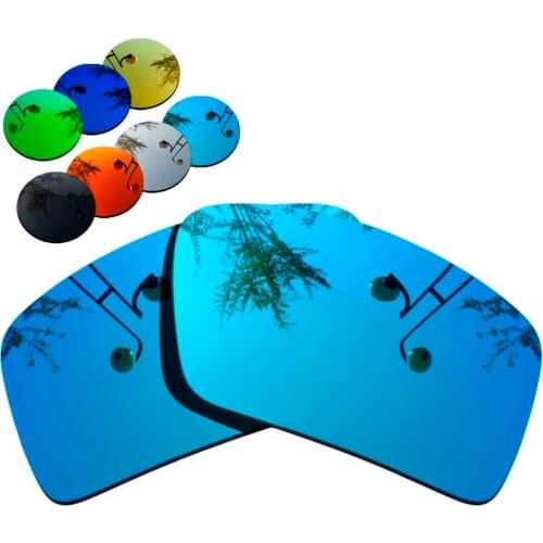 100% Precisely Cut Polarized Replacement Lenses for Eyepatch 2 Sunglasses Blue Mirrored Coating Color- Choices