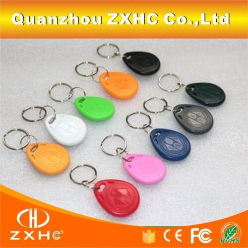 100PCS/LOT) EM4305 125khz Programmable RFID Smart Tags Rewritable Keys Number2 Keyfobs