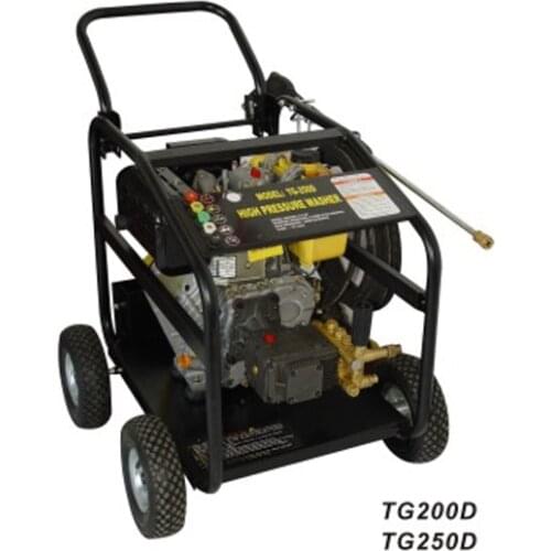 TG200D/TG250D industrial high pressure all copper plunger pump gasoline engine washing machine