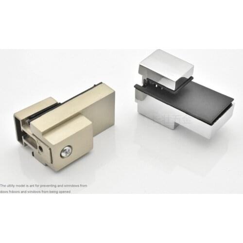 Glass Clip Home Hardware New Adjusted Cabinet F Clamp Fish Mouth Clip Bracket Plate Clip Parts