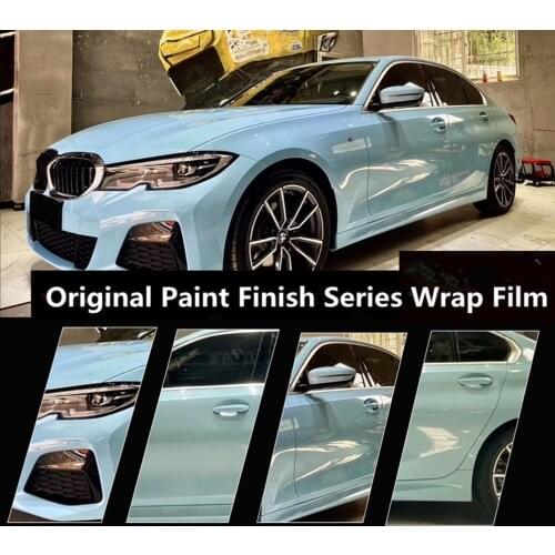 Sunice Ice Blue Car Wrap Vinyl Film Glossy Metallic Car Body Color Change Decorative Sticker Many Size Option Car Styling Decor