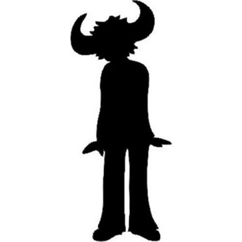 Dawasaru Jamiroquai Space Cow Boy Logo Car Sticker Decals Fun Decorative Decals Motorcycle Reflective Car Stickers 17cm*7cm