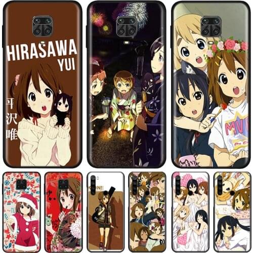 K on! Hirasawa Yui Anime Silicone Cover For Xiaomi Redmi Note 9 9A 9C 9S Pro Max 8T 8 7 6 5 Pro 5A 4X 4 Prime Phone Case